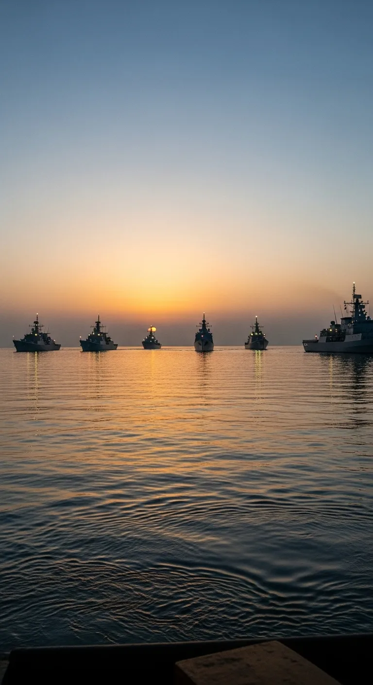 भारत और पाकिस्तान की नौसैनिक ड्रिल्स 2025 में अरब सागर में आमने-सामने