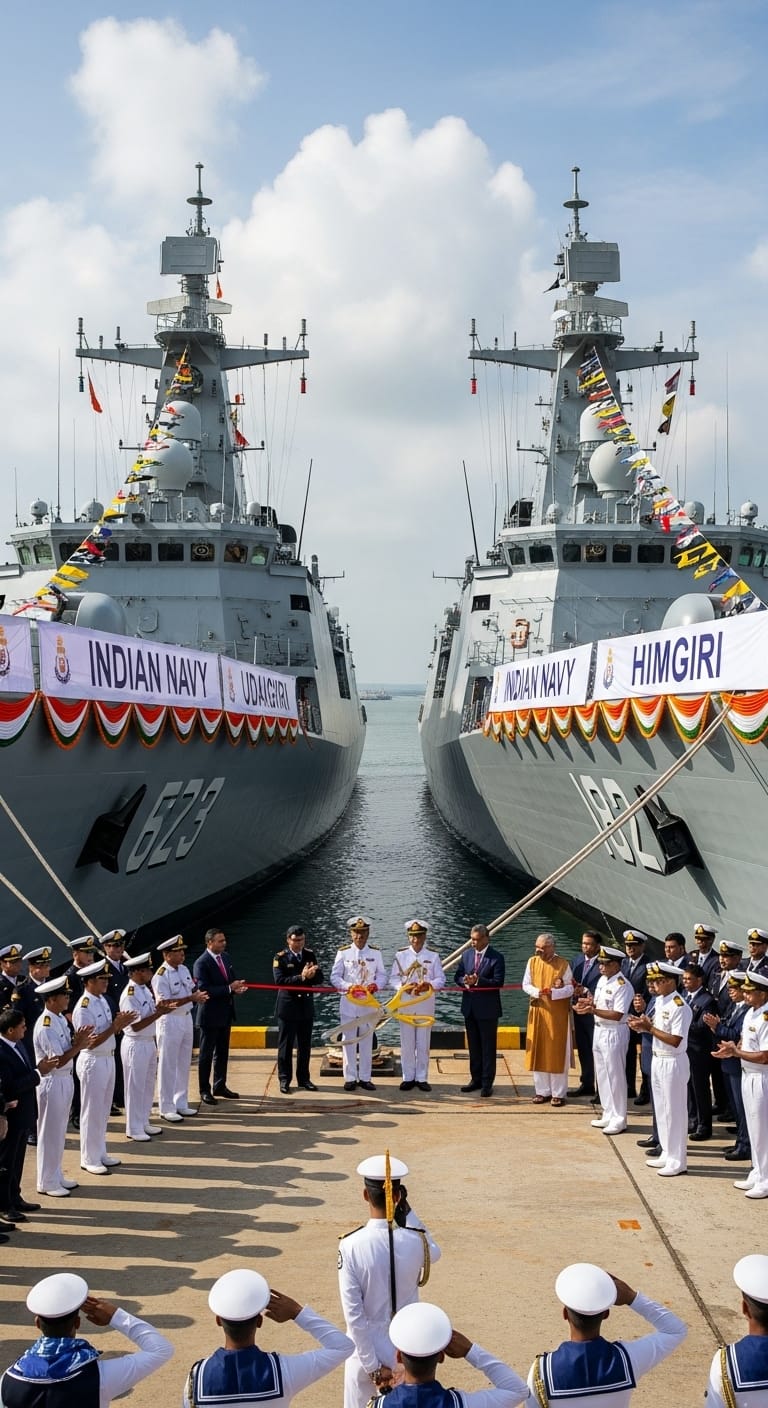 INS Udaygiri और INS Himgiri - Project 17A Stealth Frigates का भारतीय नौसेना में शामिल होना