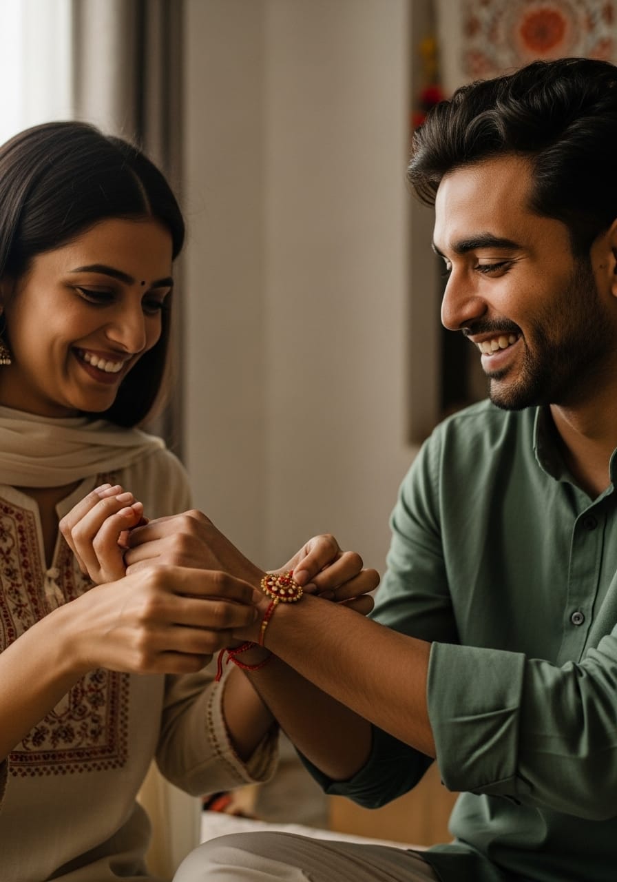 रक्षा बंधन 2025 फैशन गाइड राशि के अनुसार लकी रंग और आउटफिट सुझाव