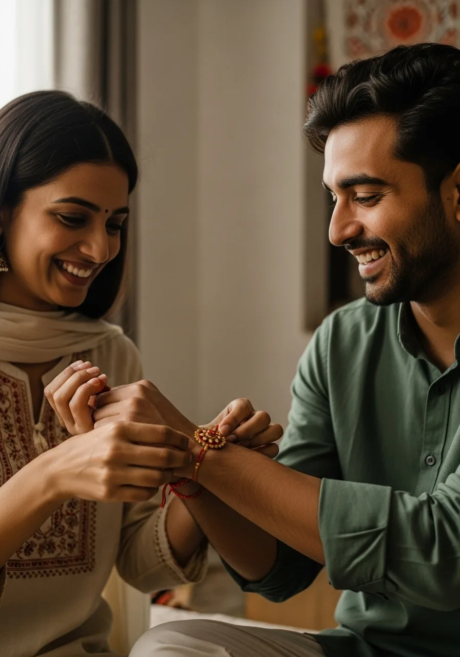 रक्षा बंधन 2025 फैशन गाइड राशि के अनुसार लकी रंग और आउटफिट सुझाव