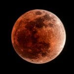 Diagram of the Moon’s 5° tilted orbit crossing the ecliptic at two nodes