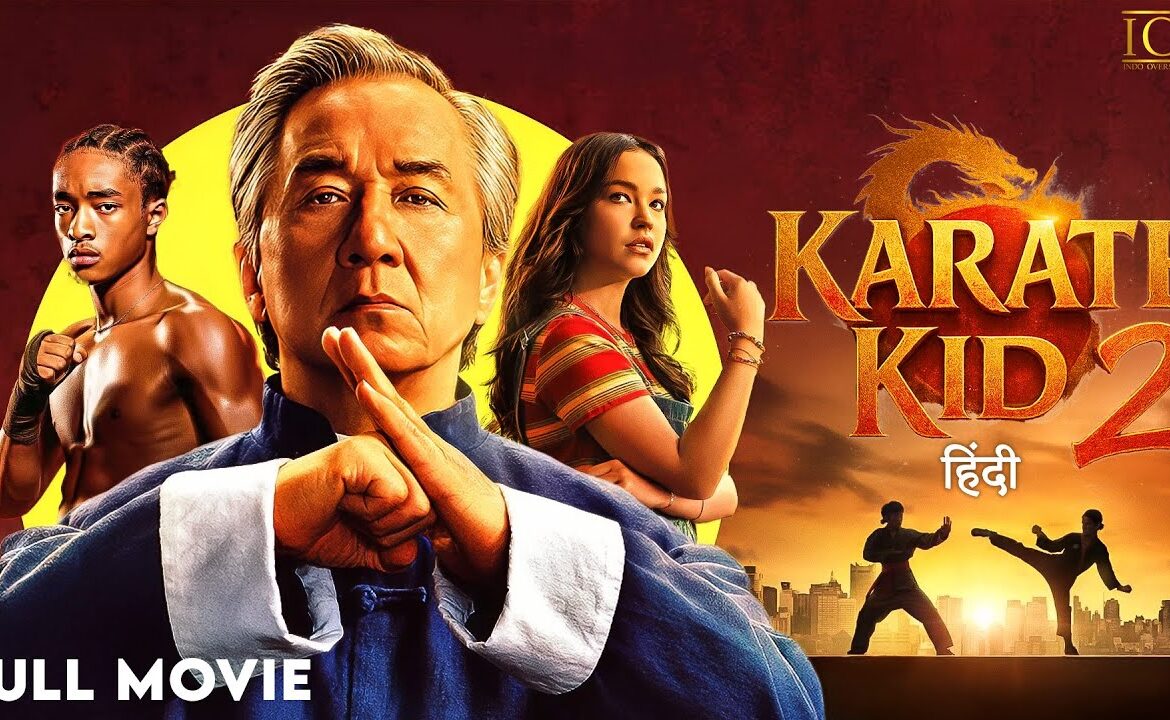 The Karate Kid Part II movie details info block genre, year, IMDb rating, duration, and PG certification in classic martial arts drama style