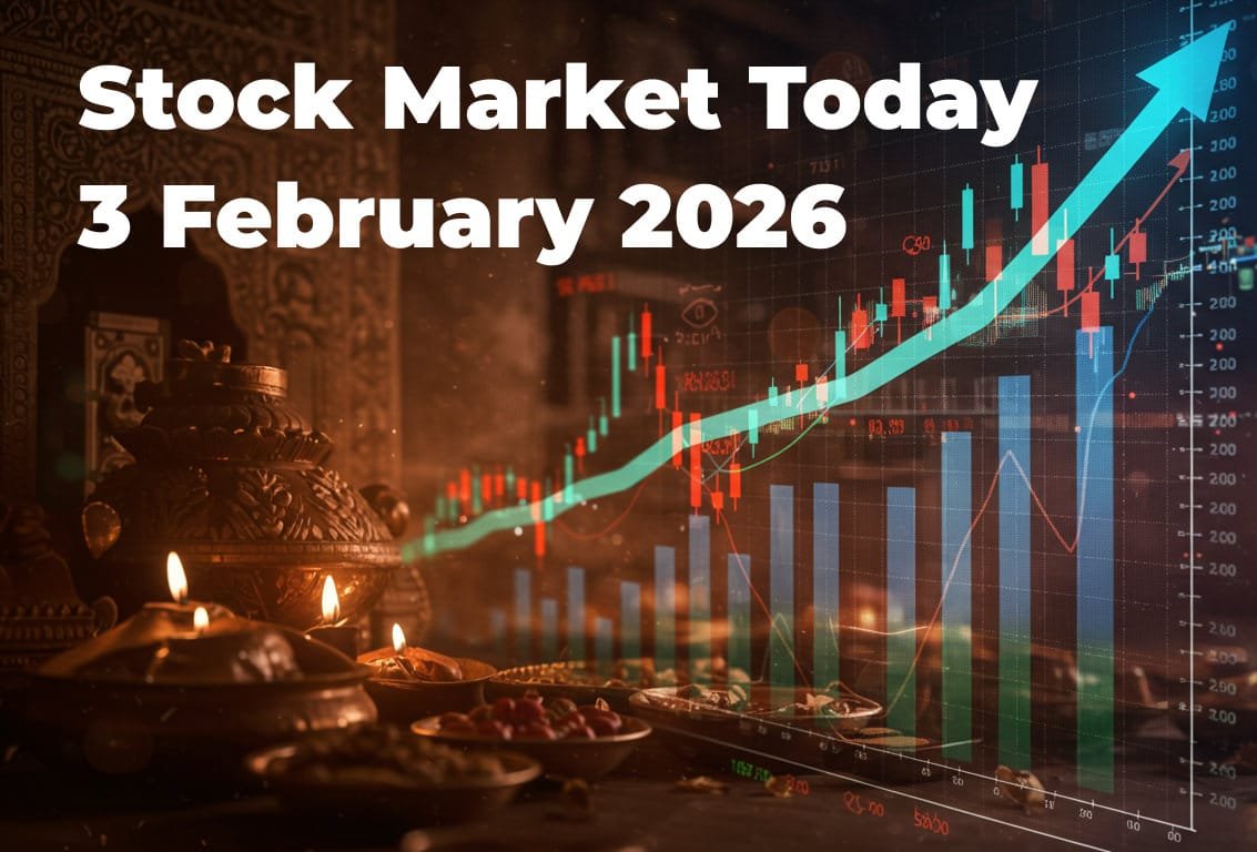 दलाल स्ट्रीट पर जश्न का माहौल, सेंसेक्स और निफ्टी में रिकॉर्ड तेजी का ग्राफ।