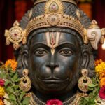 Balaji Hanuman child form sculpture closeup - divine miracle story on ALTT